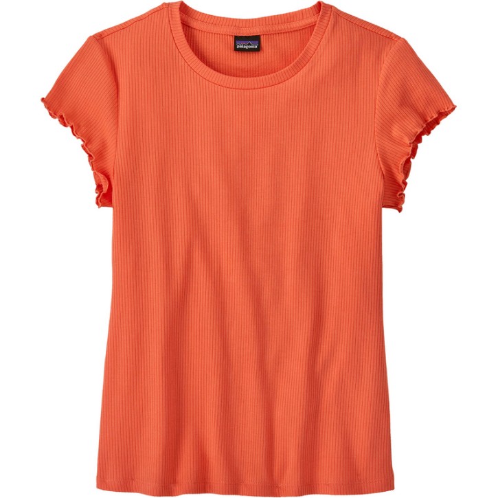 W's Rib Knit Top S /  Coho Coral